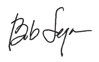 Bob Segar Signature